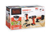 Black+Decker GoPak 12 V Cordless Brushed 3 Tool LED Light and Sander Kit