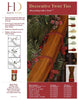Haute Decor Decorative Twist Ties 16" Burgundy