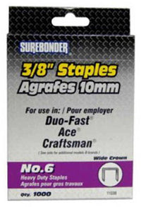1000-Pack #6 Heavy-Duty 3/8-Inch Staple