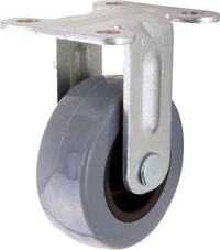 TPR Rigid Plate Caster, 2-In.