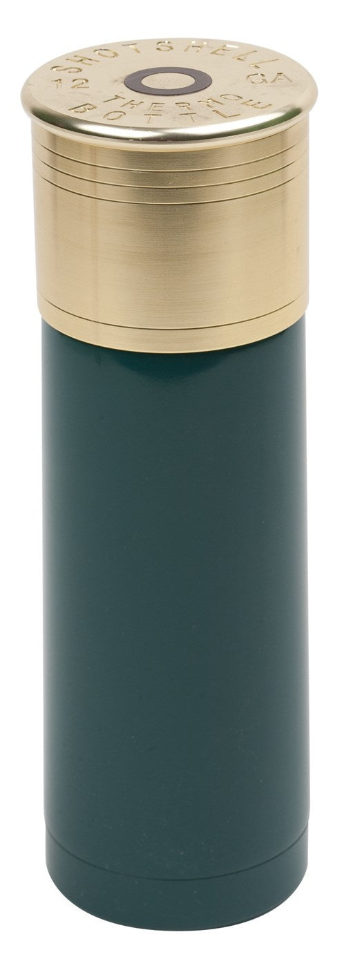 Stansport 8970-10 25 Oz 12 Gauge Green Shotgun Shell Thermal Bottle