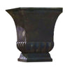 Gardman 18 in.   H X 15.5 in.   W X 15.5 in.   D Metal Urn Planter Brown