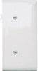 White Blank End Sectional Nylon Wall Plate