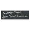 Bare Fruit Apple Chips - Organic - Crunchy - Simply Cinnamon - 3 oz - case of 12