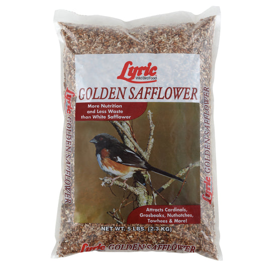 Lyric Assorted Species Safflower Seeds Wild Bird Food 5 lb