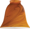 Westinghouse 8136300 2-1/4" Burnt Amber Swirl Bell Lamp Shade (Pack of 4)