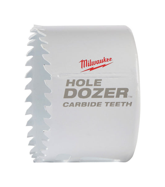 Milwaukee  Hole Dozer  2-5/8 in. Dia. x 1-7/8 in. L Carbide Tipped  Hole Saw  1/4 in. 1 pc.