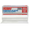Husky Clear High Density Plastic Super Strong Multi-Purpose Sheeting 0.31 mil. Thick x 12 W x 400 L ft.