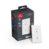 Globe 15 amps 125 volt Duplex White Electrical WiFi Outlet 1 pk