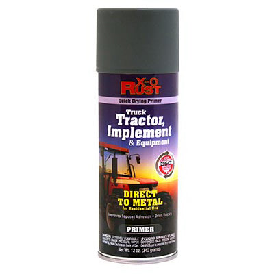 Rust Preventative Primer for Metal, Truck, Tractor, Implement & Equipment, Gray, 12 oz. Spray