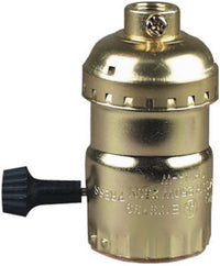 Electrolier Medium Base Metal Shell Lampholder, 250-Watt, 250-Volt