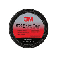 3M Temflex 1-1/2 in. W X 60 ft. L Black Cotton Cloth Friction Tape