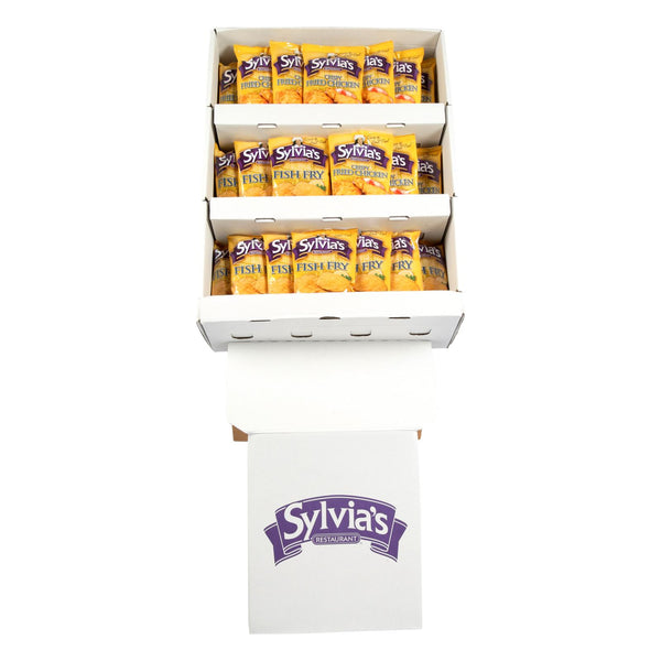Sylvia's Fish Fry And Crispy Fried Chicken Mix  - Case of 60 - 10 OZ (Pack of 60)
