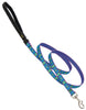 Lupine Collars & Leads 73238 1/2" X 4' Sea Glass Design Dog Lead