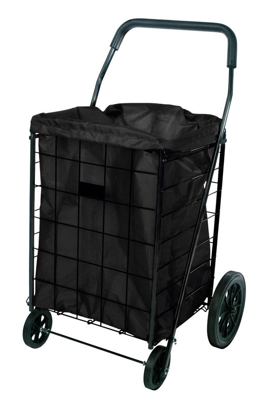 Apex 24 in.   H X 18 in.   W X 15 in.   L Black Collapsible Shopping Cart Liner