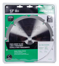 Hitachi Polycrystalline Diamond 8-Teeth Fiber Cement Blade 12 Dia. x 0.063 in. Thick