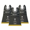 Imperial Blades One Fit 3-3/4 in. L Titanium-Coated Bi-Metal Oscillating Saw Blade 3 pk