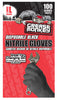 Grease Monkey  Nitrile  Disposable Gloves  Large  Black  100 pk