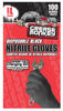 Grease Monkey  Nitrile  Disposable Gloves  Large  Black  100 pk