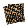 Hy-Ko 1 in. Gold Polyester Self-Adhesive Letter and Number Set 0-9, A-Z 1 pc. (Pack of 10)