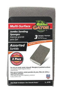 Gator 5 in. L X 3 in. W X 1 in. Assorted Block Sanding Sponge