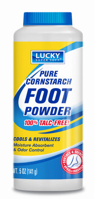 Foot Powder, Moisture-Absorbent, 5-oz. (Pack of 12)