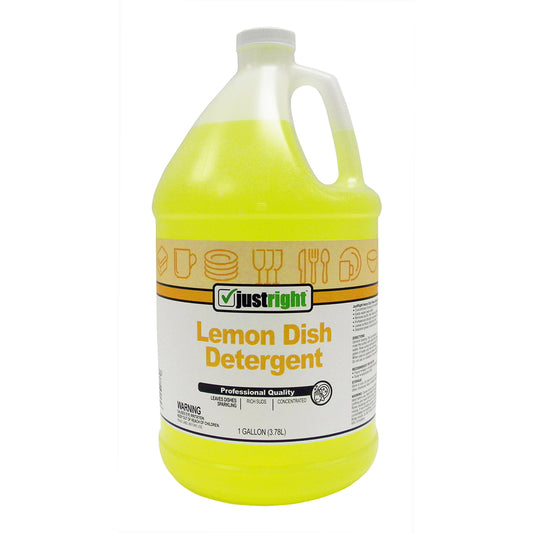 Maintex Just Right Lemon Scent Liquid Dish Soap 1 gal. (Pack of 4)
