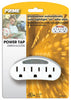 Prime Grounded 3 outlets Outlet Tap 1 pk