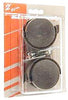 Shepherd Hardware 2 in. D Swivel Plastic Twin Wheel Caster w/Plate 75 lb 2 pk