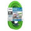 Prime Neon Flex Outdoor 50 ft. L Hi Vis Green Extension Cord 12/3 SJTW