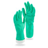 Libman 1318 Medium Turquoise Heavy Duty Latex-Free Nitrile Gloves