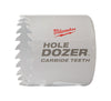 Milwaukee  Hole Dozer  2 in. Dia. x 1-7/8 in. L Carbide Tipped  Hole Saw  1/4 in. 1 pc.