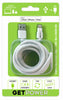 GetPower White Apple Lightning Cable For Apple 10 ft. L (Pack of 6)