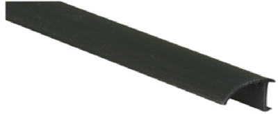 Prime-Line Glazing Channel Snap-In 0.438"W, 72" H X 0.438"W X 0.25" D Black (Case of 25)