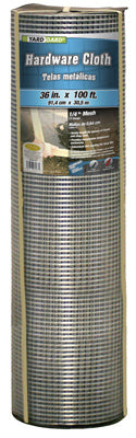 YardGard 36 in. H X 100 ft. L Galvanized Steel Hardware Fence Silver