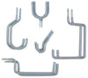 Crawford 8 in. L Vinyl Coated Gray Steel Assorted Hook 10 pk