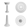 Bloem Grecian 32 in. H X 18 in. D Plastic Urn Planter Black