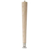 Waddell 11-1/2 in. H Round Tapered Wood Table Leg