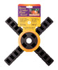Down Under Decksaver Black Plastic Planter Trivet 1 H x 12 W x 12 D in. for Indoor/Outdoor