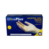 Ammex Gloveworks Vinyl Disposable Gloves X-Large Clear Powder Free 100 pk