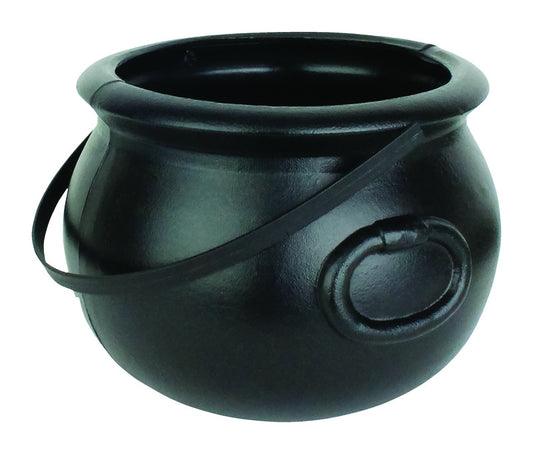 Union Products Cauldron with Handle Halloween Decoration 8 in. H x 8 in. W 1 pk (Pack of 12)