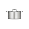 Tri-Ply Clad 6 Qt Covered Stainless Steel Sauce Pot