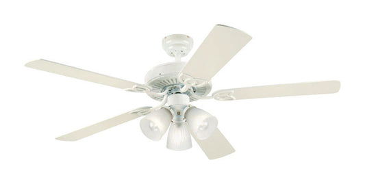 Westinghouse  Vintage  52 in. Antique White  Indoor  Ceiling Fan