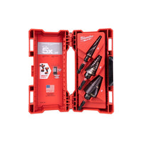 Milwaukee  SHOCKWAVE  High Speed Steel  Impact Duty  Step Drill Bit Set  3 pc.