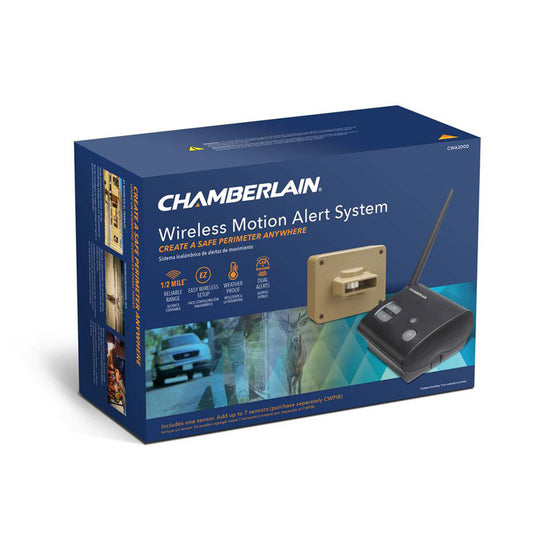 Chamberlain Black/Brown Aluminum/Plastic Motion Sensor and Alert System