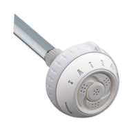 Waterpik PowerSpray White 6 settings Showerhead 1.8 gpm