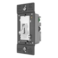 Toggle Slide Dimmer Switch, 3-Pole, White