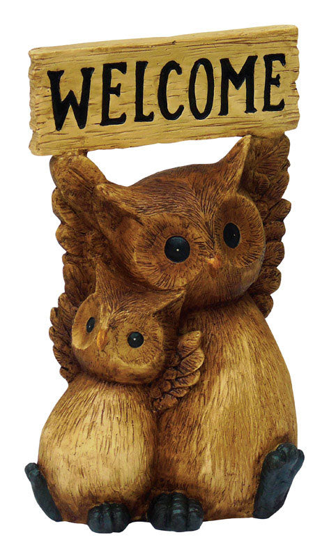 Lepower Polyresin Brown 10 in. Owl Statue (Pack of 6)