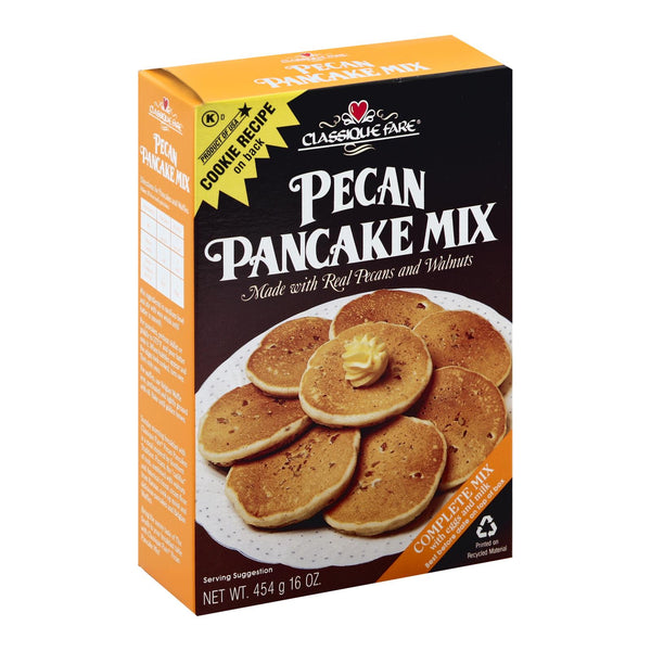 Classique Fare - Pancake Mix Pecan - Case of 6 - 16 OZ