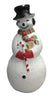 Union Red/White Snowman Blow Mold Christmas Decoration